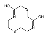 1,7-二硫杂-4,10-二氮杂环十二烷-3,11-二酮 结构式