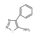 4-苯基-5-氨基-1,2,3-噻重氮 结构式