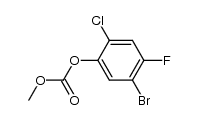 2-氯-5-溴-4-氟苯甲酸甲酯 结构式