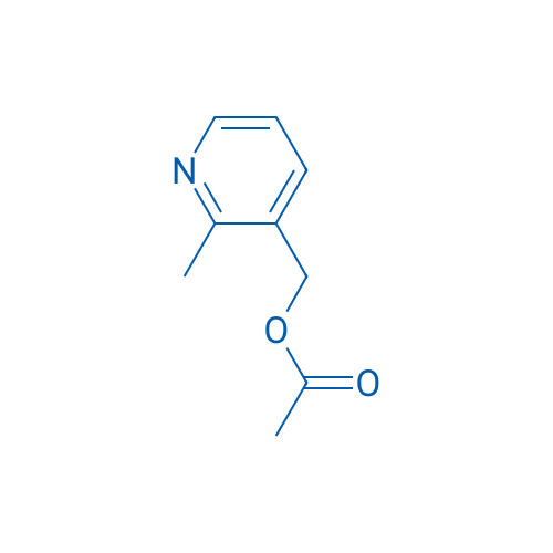 (2-Methylpyridin-3-yl)methyl acetate 结构式