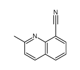 2-甲基喹啉-8-甲腈 结构式