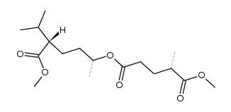 Pentanedioic acid, 2-methyl-, 5-[4-(methoxycarbonyl)-1,5-dimethylhexyl] 1-methyl ester 结构式