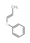 prop-1-enylsulfanylbenzene 结构式