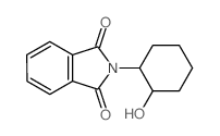 2-(2-羟基环己基)异吲哚-1,3-二酮 结构式