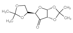 1,2:5,6-二-o-异亚丙基-alpha-d-ribo-3-己呋喃核糖 结构式