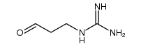N-(3-氧代丙基)胍 结构式