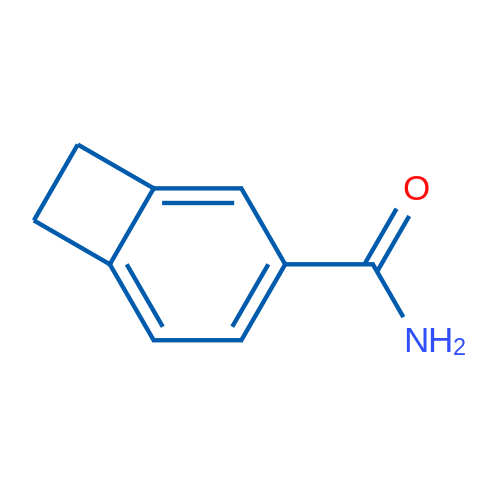 双环[4.2.0]辛-1,3,5-三烯-3-甲酰胺 结构式