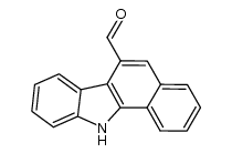 11H-苯并[a]咔唑-6-甲醛 结构式