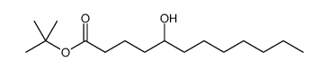 5-羟基十二烷酸叔丁酯 结构式