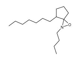 2-丁基-4-庚基-1-氧杂-2-氮杂螺[2.4]庚烷 结构式