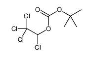 TERT-BUTYL 1,2,2,2-TETRACHLOROETHYL CARBONATE) 结构式