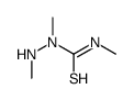 Hydrazinecarbothioamide, N,1,2-trimethyl- 结构式