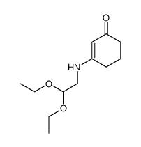 3-[(2,2-二乙氧基乙基)氨基]-2-环己烯-1-酮 结构式