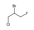 2-溴-1-氯-3-氟丙烷 结构式