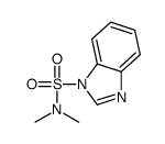 N,N-二甲基苯并咪唑-1-磺酰胺 结构式