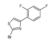 2-溴-4-(2,4-二氟苯基)噻唑 结构式