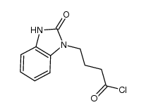 2,3-二氢-2-氧代-1H-苯并咪唑-1-丁酰氯 结构式