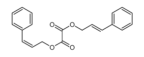 草酸二(3-苯基-2-丙烯基)酯 结构式