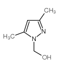 3,5-二甲基吡唑-1-甲醇 结构式