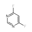 4,6-二氟嘧啶 结构式