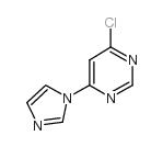 4-氯-6-(1H-咪唑-1-基)嘧啶 结构式