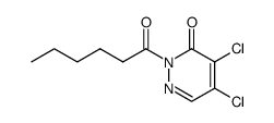 4,5-二氯-2-己酰基哒嗪-3(2H)-酮 结构式