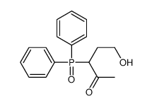 3-二苯基膦酰基-5-羟基-2-戊酮 结构式