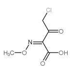 (Z)-4-氯-2-甲氧基亚氨基-3-氧代丁酸 结构式