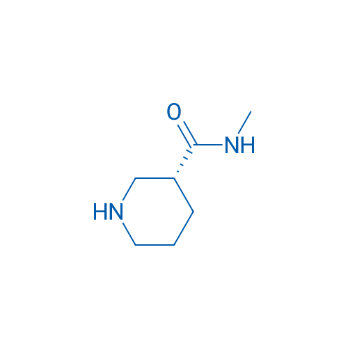 (R)-N-甲基哌啶-3-甲酰胺 结构式