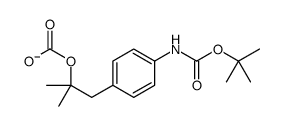 O,N-二-叔丁氧羰基对氨基苯酚 结构式