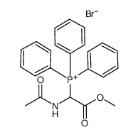 methyl N-acetyl-α-triphenylphosphoniumglycinate bromide 结构式