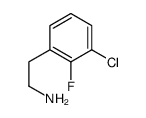 2-(3-氯-2-氟苯基)乙胺 结构式