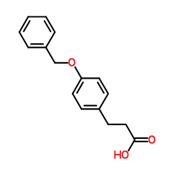 3-[4-(苄氧基)苯基]丙酸 结构式