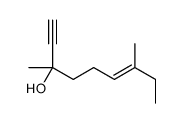 3,7-二甲基壬-6-烯-1-炔-3-醇 结构式