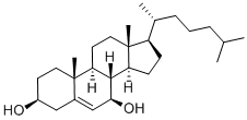 7-β-羟基胆固醇 结构式