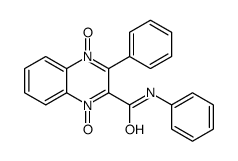 2-Quinoxalinecarboxamide, N,3-diphenyl-, 1,4-dioxide 结构式