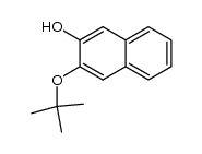 3-叔丁氧基-2-羟基萘 结构式