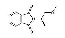 2-((R)-2-甲氧基-1-甲基乙基)异吲哚-1,3-二酮 结构式