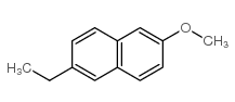6-乙基-2-甲氧基萘 结构式