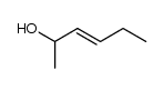 (E)-3-己烯-2-醇 结构式