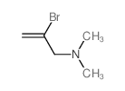2-溴-N,N-二甲基-2-丙烯-1-胺 结构式