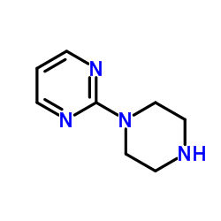 1-(2-嘧啶基)哌嗪 结构式