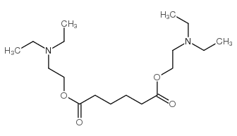 己二酸双(2-二乙氨基)乙酯 结构式