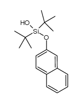 di-tert-butyl(naphthalen-2-yloxy)silanol 结构式