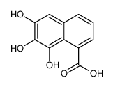 6,7,8-三羟基-1-萘甲酸 结构式