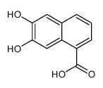 1-Naphthalenecarboxylic acid, 6,7-dihydroxy- (9CI) 结构式