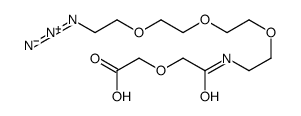 叠氮-三聚乙二醇-羧酸 结构式