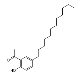 1-(5-十二烷基-2-羟基苯基)乙酮 结构式