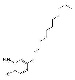 2-氨基-4-十二烷基苯酚 结构式