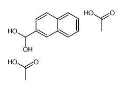 2-萘基亚甲基二乙酸酯 结构式